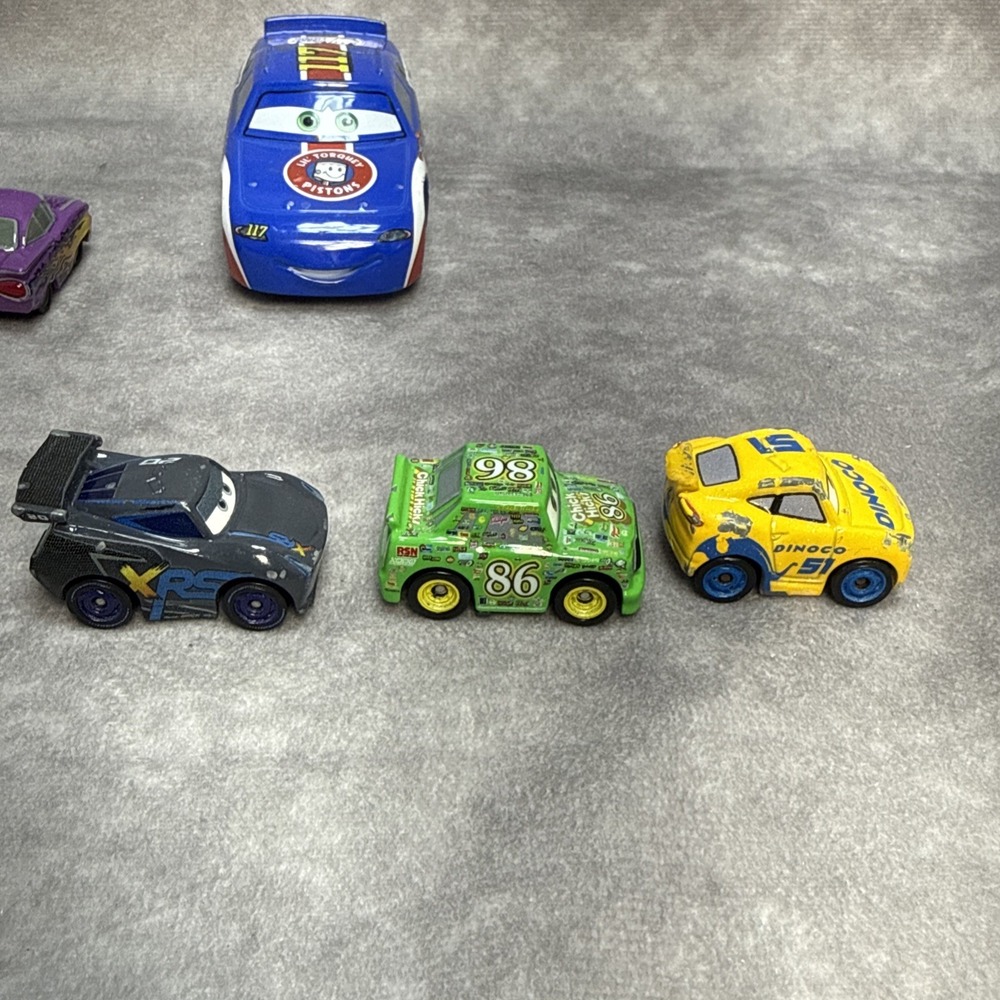 Disney Pixar Cars Mini Racers Lot Mater Ramone Cruz XRSJackson Hicks Lil Torquey - Picture 6 of 12